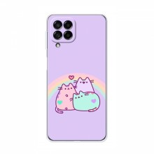 Чехол на Samsung Galaxy M32 с Котами (VPrint) Радужные котики - купить на Floy.com.ua