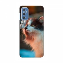 Чехол на Samsung Galaxy M52 5G (M526) с Котами (VPrint) Котик с бабочкой - купить на Floy.com.ua
