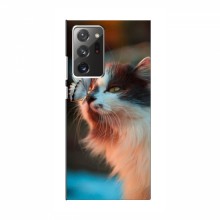 Чехол на Samsung Galaxy Note 20 Ultra с Котами (VPrint) Котик с бабочкой - купить на Floy.com.ua