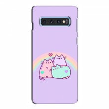 Чехол на Samsung S10e с Котами (VPrint) Радужные котики - купить на Floy.com.ua