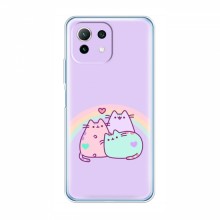 Чехол на Xiaomi 11 Lite 5G с Котами (VPrint) Радужные котики - купить на Floy.com.ua