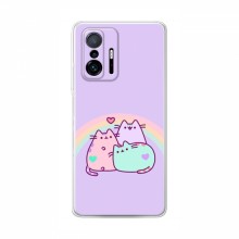 Чехол на Xiaomi 11T с Котами (VPrint) Радужные котики - купить на Floy.com.ua