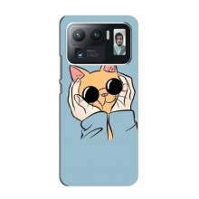 Чехол на Xiaomi Mi 11 Ultra с Котами (VPrint) Котик в очках - купить на Floy.com.ua