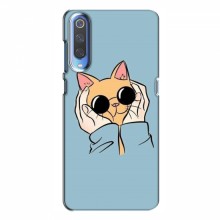 Чехол на Xiaomi Mi 9 с Котами (VPrint) Котик в очках - купить на Floy.com.ua