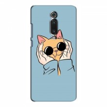 Чехол на Xiaomi Mi 9T Pro с Котами (VPrint) Котик в очках - купить на Floy.com.ua