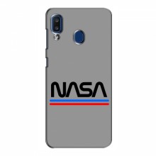 Чехол NASA для Samsung Galaxy A20 2019 (A205F) (AlphaPrint)