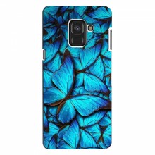 Чехол под заказ для Samsung A8, A8 2018, A530F (AlphaPrint - Уникальный дизайн) Крылья бабочек - купить на Floy.com.ua