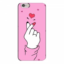 Чехол с принтом для iPhone 6 Plus / 6s Plus (AlphaPrint - Знак сердечка) - купить на Floy.com.ua