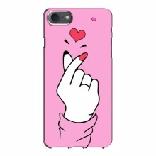 Чехол с принтом для iPhone 7 (AlphaPrint - Знак сердечка) - купить на Floy.com.ua