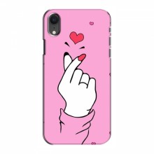 Чехол с принтом для iPhone Xr (AlphaPrint - Знак сердечка) - купить на Floy.com.ua