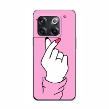 Чехол с принтом для OnePlus 10T (AlphaPrint - Знак сердечка) - купить на Floy.com.ua