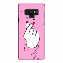 Чехол с принтом для Samsung Note 9 (AlphaPrint - Знак сердечка) - купить на Floy.com.ua