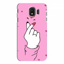 Чехол с принтом для Samsung J4 2018 (AlphaPrint - Знак сердечка) - купить на Floy.com.ua