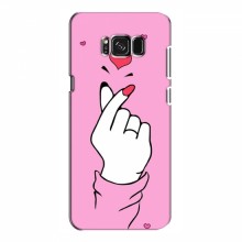 Чехол с принтом для Samsung S8, Galaxy S8, G950 (AlphaPrint - Знак сердечка) - купить на Floy.com.ua