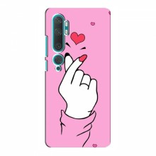 Чехол с принтом для Xiaomi Mi 10 (AlphaPrint - Знак сердечка) - купить на Floy.com.ua