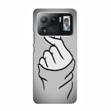 Чехол с принтом для Xiaomi Mi 11 Ultra (AlphaPrint - Знак сердечка) Серый фон - купить на Floy.com.ua
