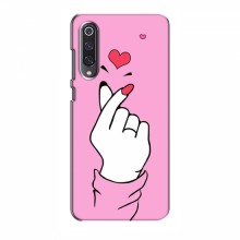 Чехол с принтом для Xiaomi Mi 9 SE (AlphaPrint - Знак сердечка) - купить на Floy.com.ua