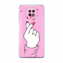 Чехол с принтом для Xiaomi Redmi Note 9T (AlphaPrint - Знак сердечка) - купить на Floy.com.ua