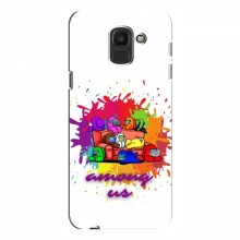 Чехол Амонг Ас для Samsung J6 2018 (AlphaPrint)