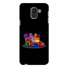 Чехол Амонг Ас для Samsung J6 2018 (AlphaPrint)