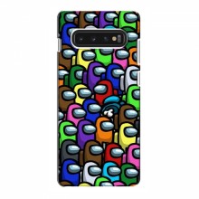 Чехол Амонг Ас для Samsung S10 (AlphaPrint)