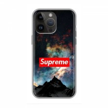 Чехол для Айфон 14 Про - с картинкой Supreme (AlphaPrint) - купить на Floy.com.ua
