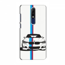 Чехол для Нокиа 5.1 Плюс (х5) - с принтом БМВ (AlphaPrint) BMW 1 - купить на Floy.com.ua