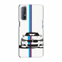 Чехол для Оппо Рено 3 - с принтом БМВ (AlphaPrint) BMW 1 - купить на Floy.com.ua