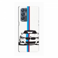 Чехол для Оппо Рено 5 Про Плюс (5G) - с принтом БМВ (AlphaPrint) BMW 1 - купить на Floy.com.ua