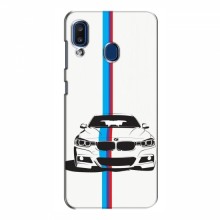 Чехол для Самсунг А20 (2019) - с принтом БМВ (AlphaPrint) BMW 1 - купить на Floy.com.ua