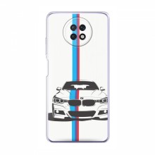 Чехол для Сяоми Редми Ноут 9Т - с принтом БМВ (AlphaPrint) BMW 1 - купить на Floy.com.ua