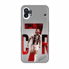 Чехол Криштиану Роналду для Nothing Phone 1 AlphaPrint CR7 - купить на Floy.com.ua