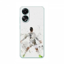 Чехол Криштиану Роналду для OPPO A58 (4G) AlphaPrint Cristiano ART - купить на Floy.com.ua