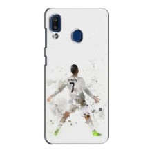 Чехол Криштиану Роналду для Samsung Galaxy A20 2019 (A205F) AlphaPrint Cristiano ART - купить на Floy.com.ua
