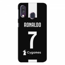Чехол Криштиану Роналду для Samsung Galaxy A40 2019 (A405F) AlphaPrint C. Ronaldo - купить на Floy.com.ua
