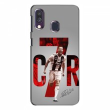 Чехол Криштиану Роналду для Samsung Galaxy A40 2019 (A405F) AlphaPrint CR7 - купить на Floy.com.ua