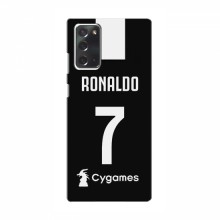 Чехол Криштиану Роналду для Samsung Galaxy Note 20 AlphaPrint C. Ronaldo - купить на Floy.com.ua