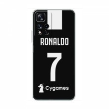Чехол Криштиану Роналду для Xiaomi Redmi Note 11 Pro Plus AlphaPrint C. Ronaldo - купить на Floy.com.ua