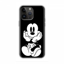 Чехол с принтом для iPhone 14 Pro - (на черном) (AlphaPrint) Микки Маус - купить на Floy.com.ua