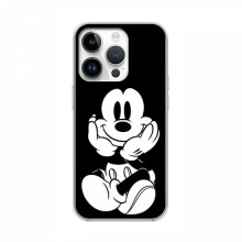 Чехол с принтом для iPhone 16 Pro Max - (на черном) (AlphaPrint) Микки Маус - купить на Floy.com.ua