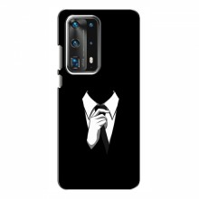 Чехол с принтом (на черном) для Huawei P40 (AlphaPrint) Стиль - купить на Floy.com.ua