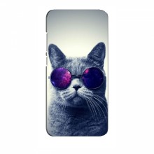 Чехол с принтом для Motorola Edge 50 Fusion - (на черном) (AlphaPrint) Кот в очках - купить на Floy.com.ua
