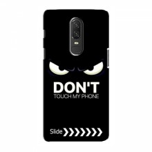 Чехол с принтом для OnePlus 6 - (на черном) (AlphaPrint) - купить на Floy.com.ua