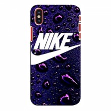 Чехол для Айфон Х - с принтом Найк (AlphaPrint) Nike-фиолетовый - купить на Floy.com.ua