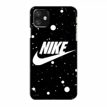 Чехол для Айфон 12 - с принтом Найк (AlphaPrint) Nike с фоном - купить на Floy.com.ua