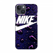 Чехол для Айфон 14 - с принтом Найк (AlphaPrint) Nike-фиолетовый - купить на Floy.com.ua