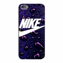 Чехол для iPhone 5 / 5s / SE - с принтом Найк (AlphaPrint) Nike-фиолетовый - купить на Floy.com.ua