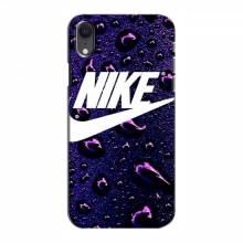 Чехол для Айфон Хр - с принтом Найк (AlphaPrint) Nike-фиолетовый - купить на Floy.com.ua