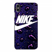 Чехол для Айфон Хс - с принтом Найк (AlphaPrint) Nike-фиолетовый - купить на Floy.com.ua