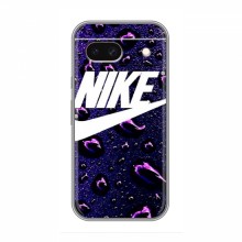 Чехол для Пиксель 8а - с принтом Найк (AlphaPrint) Nike-фиолетовый - купить на Floy.com.ua